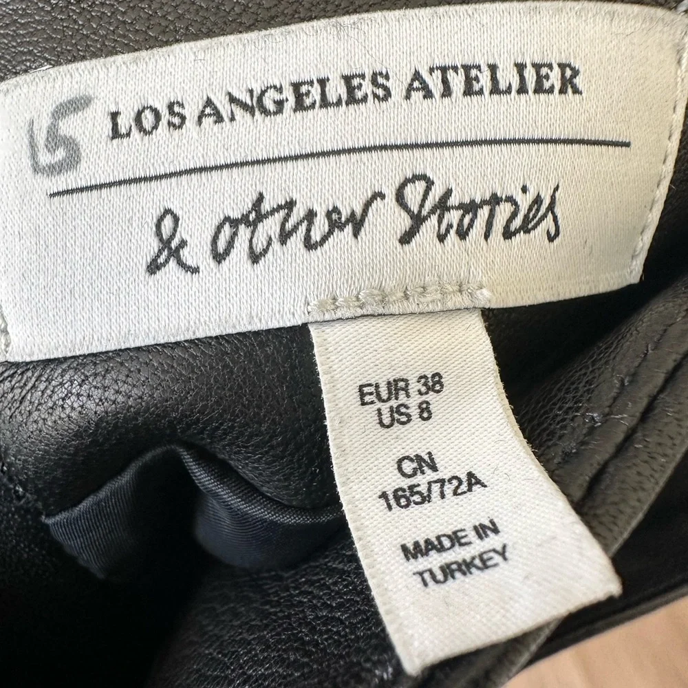 & Other Stories Black Mini Skirt - Picture 5 of 7